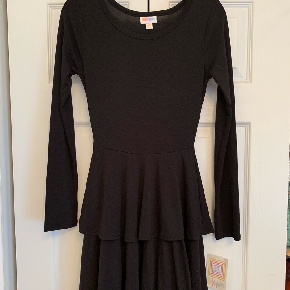 LuLaRoe Georgia Dress Solid Black